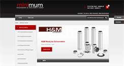 Desktop Screenshot of minimum-gmbh.de